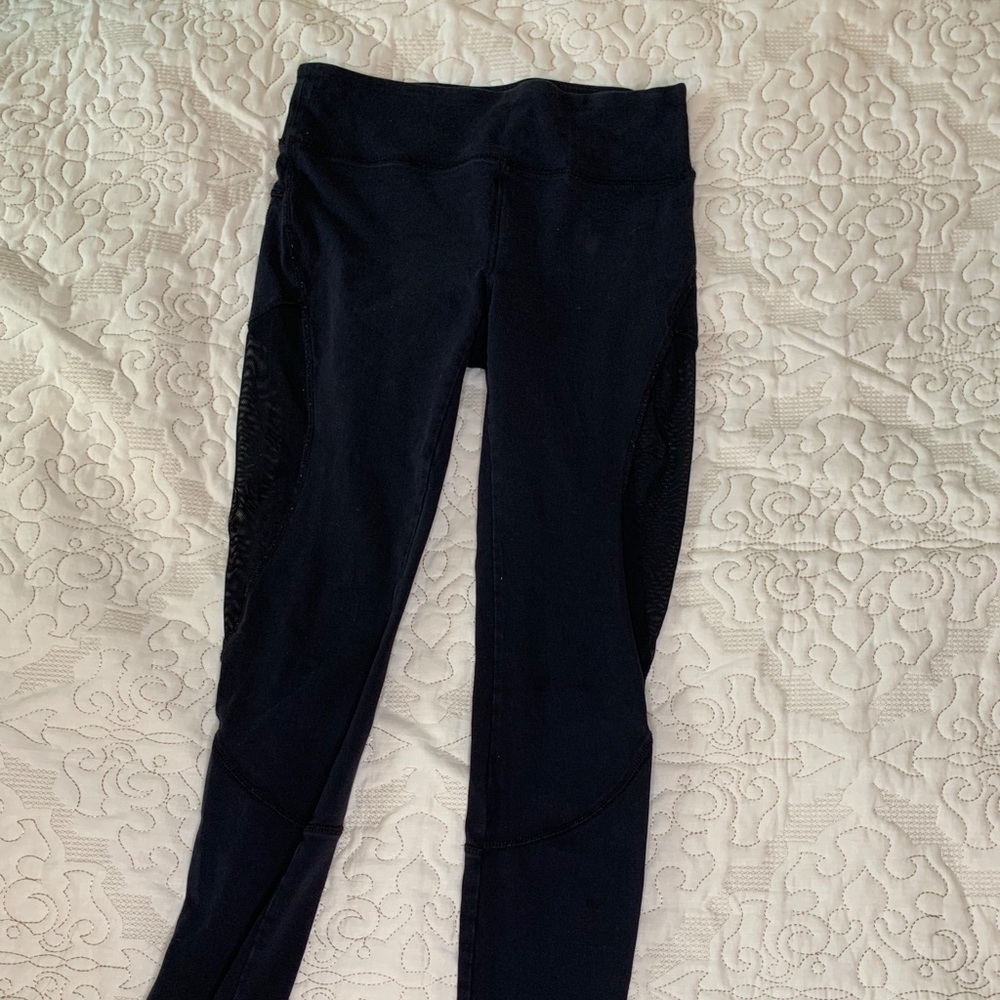 Black Leggings with mesh sides